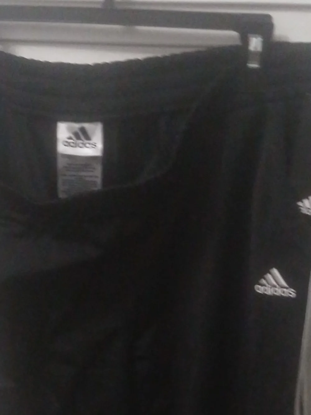 adidas Men's Track Pants Black & White Medium NWT